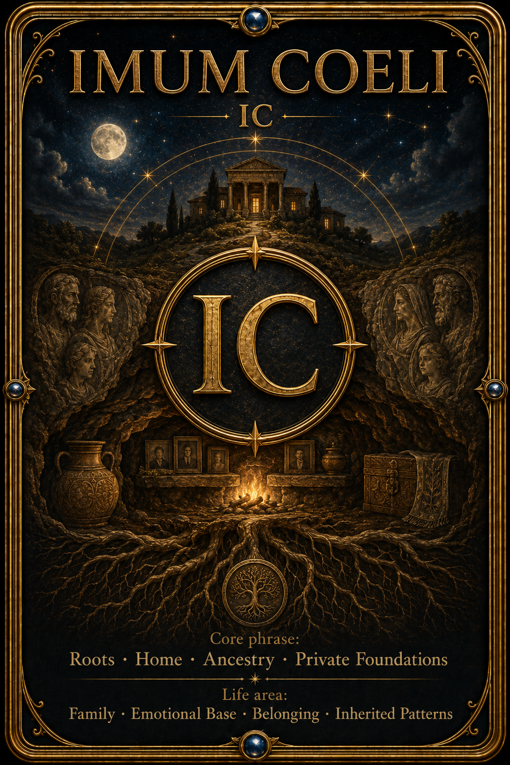 Imum Coeli astrology card